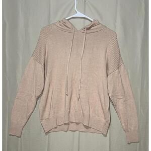 LOFT Outlet Women's Light Pink Hoodie Sweater, Size M
